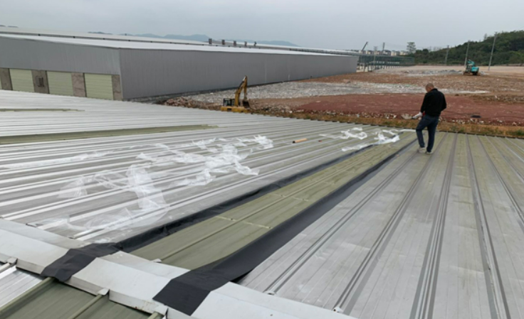 柯桥厂房屋面防水维修案例